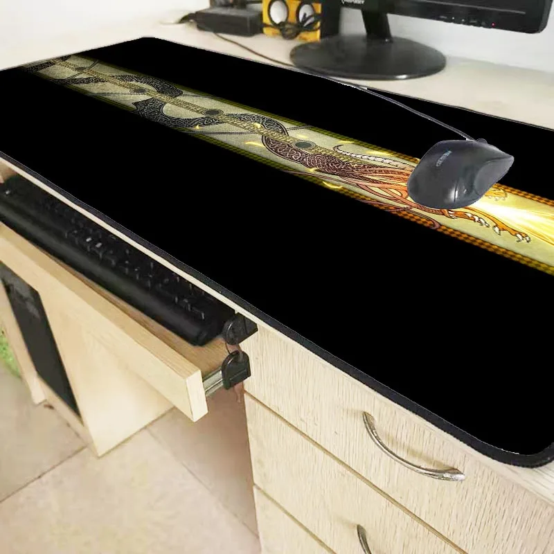  Dragon Speed Version Large Gaming Mouse Pad Gamer Locking Edge Mouse Keyboards Mat Big Desk Mousepa