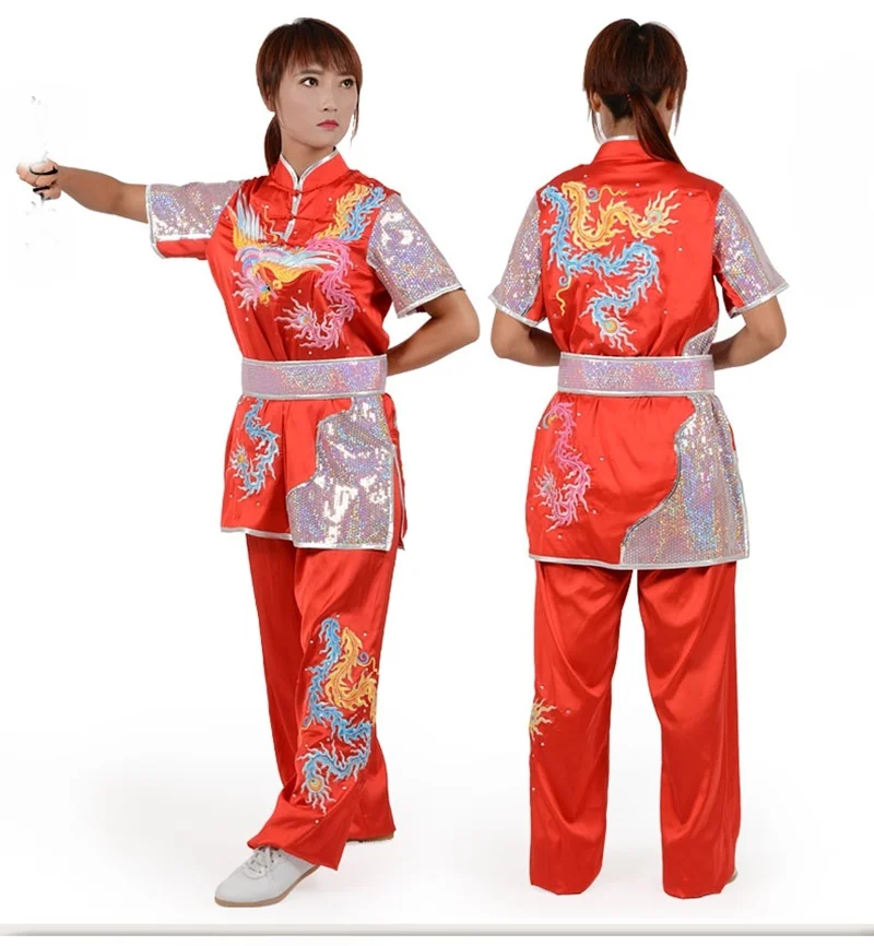 Wushu Clothing Martial Arts Uniform Embroidery Wing Chun Chinese Kungfu Uniform Wushu Staff Shaolin Kung Fu Uniform FF2249