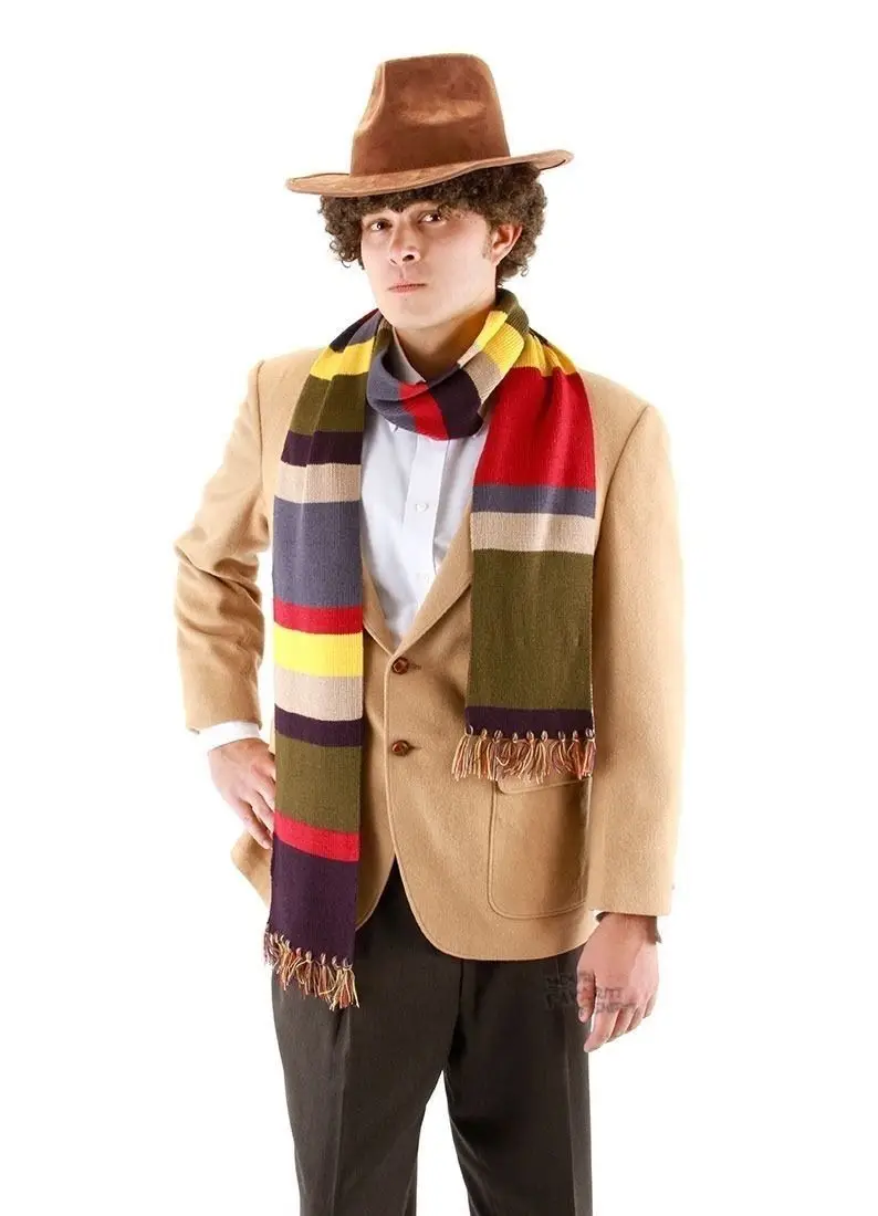 Authentic Licensed 4th DOCTOR WHO 12 FOOT GIANT KNIT SCARF Cosplay Tom Baker-NEW 