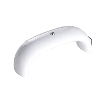 

9W Mini LED UV Lamp for Nails Dyer Gel Polish Drying Led Lamp Gel 3/6 Leds UV Nail Dryers Manicure Machine Nail Art Tools(white)