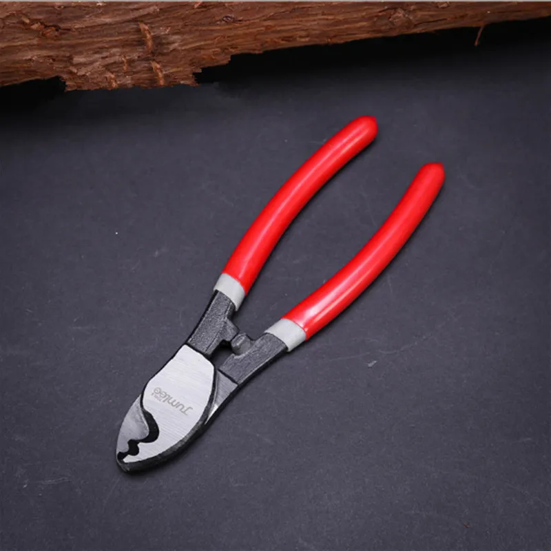 160mm Cable Stripper Cutter Carbon Steel Electrical Wire Rope Pincer Cable Nipper Hand Tools CLL9358