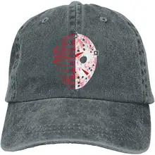 TSDFCHalloween-Хоккейная маска Для мужчин's и Для женщин в классическом стиле ретро ковбой шляпа Регулируемый ковбойская шляпа Бейсбол Кепки черный