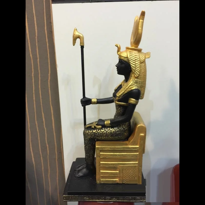 Древний Египетский Бог Isis статуэтку богини изделия из смолы Osiris Bennu Художественная Скульптура домашнее настольное украшение офисные сувениры R2907
