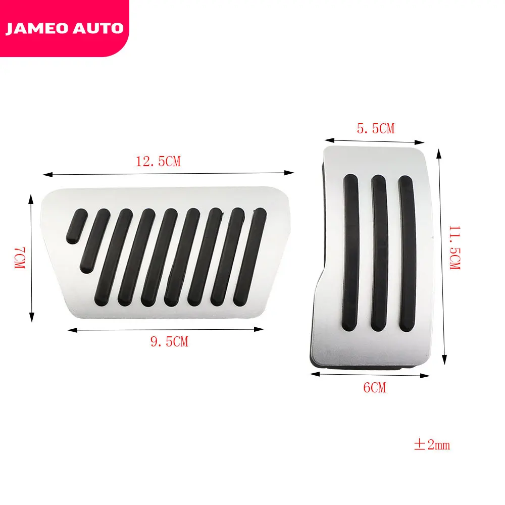Jameo авто на автомобиль педаль газа тормоза крышка для Mitsubishi Lancer Outlander ASX Pajero Eclipse