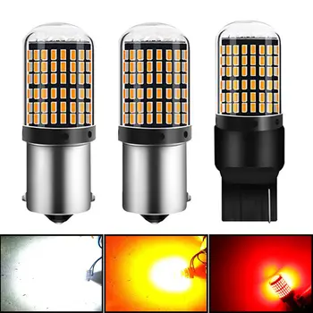 

2pcs/set headlight P21W/PY21W/T20 adapter LED bulb for 7440 WY21W 1156 BA15S