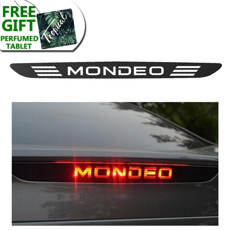 Car Styling 3D Carbon Fiber Emblems Stickers For Ford Mondeo MK4 2007