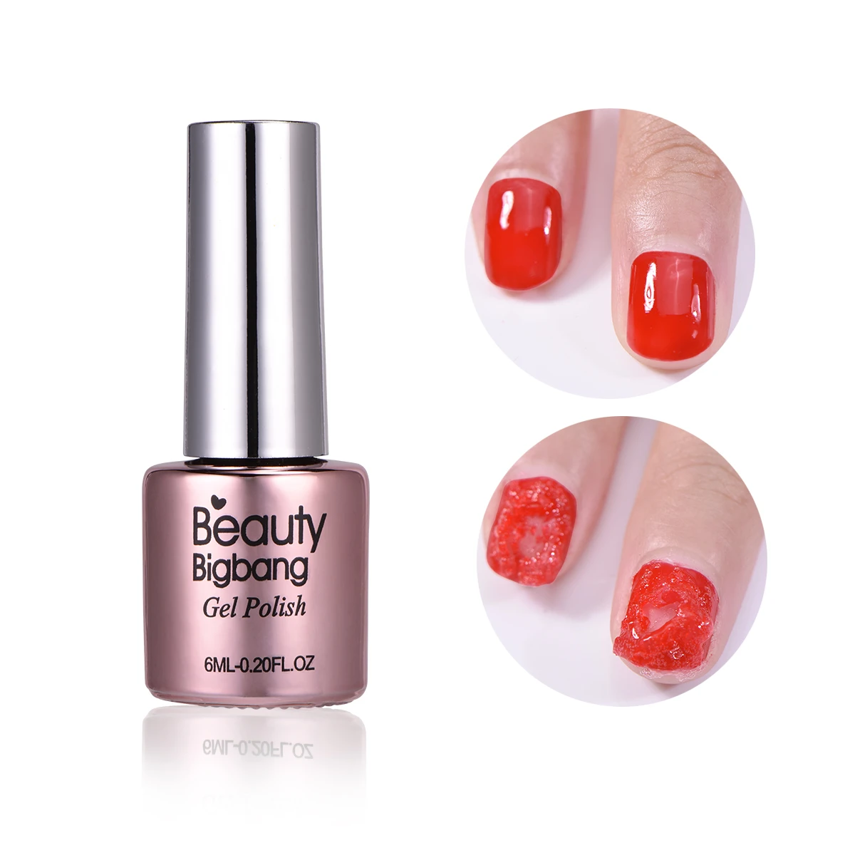 BEAUTYBIGBANG 6ML Nail Gel/Polish Remover Magic Remover Healthy Fast Within 2-3 Mins Soak Off Remover Nail Art Primer Lacquer