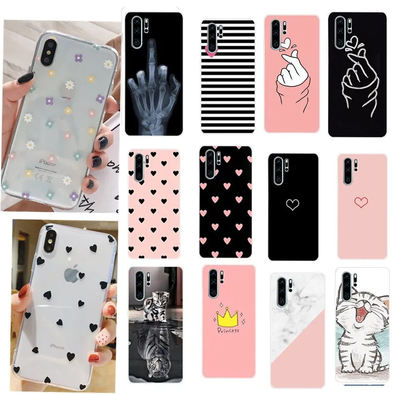 Чехол для телефона Huawei P30 Pro P20 Lite P Smart 2019 чехол Psmart p20lite p30pro Y5 Y6 Prime 2018 чехол|Бамперы|