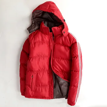 

Plus Size 6XL Outdoor Overcoat For Men Winter New Red Tops Duck Down Jacket Warm Hooded Snow-outwear Thick Light Coat Outwear