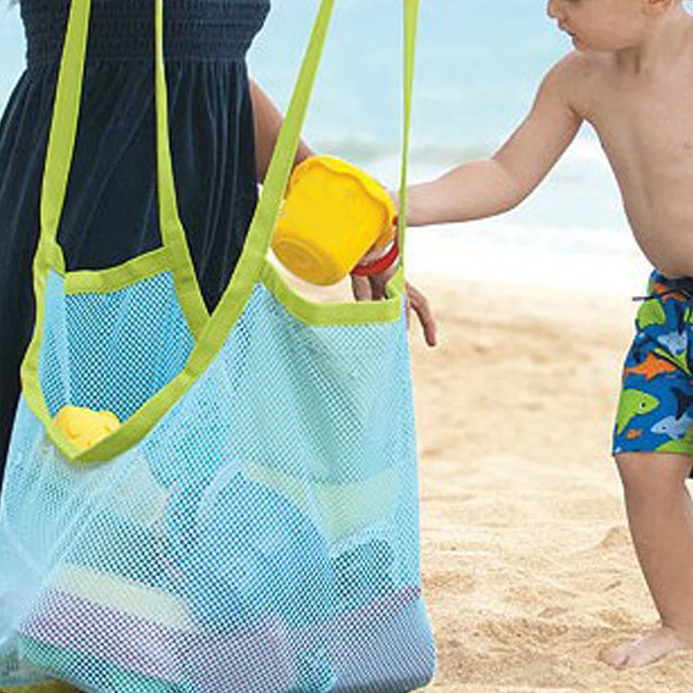 

Beach Toys For Kids Mesh Bag Baby Beach Game Toys Children Sandbox Set Kit Summer Toys For Beach Play Sand Water Game Play Cart