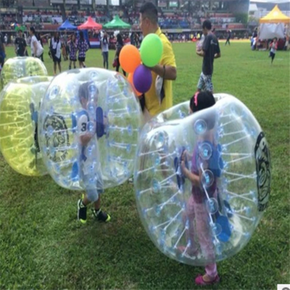 

1.5m Tpu Zorb Soccer Ball Free Shipping Air Bumper Soccer Bubble Ball/pump For Children Adult Family Outdoor Sports Ball Toys