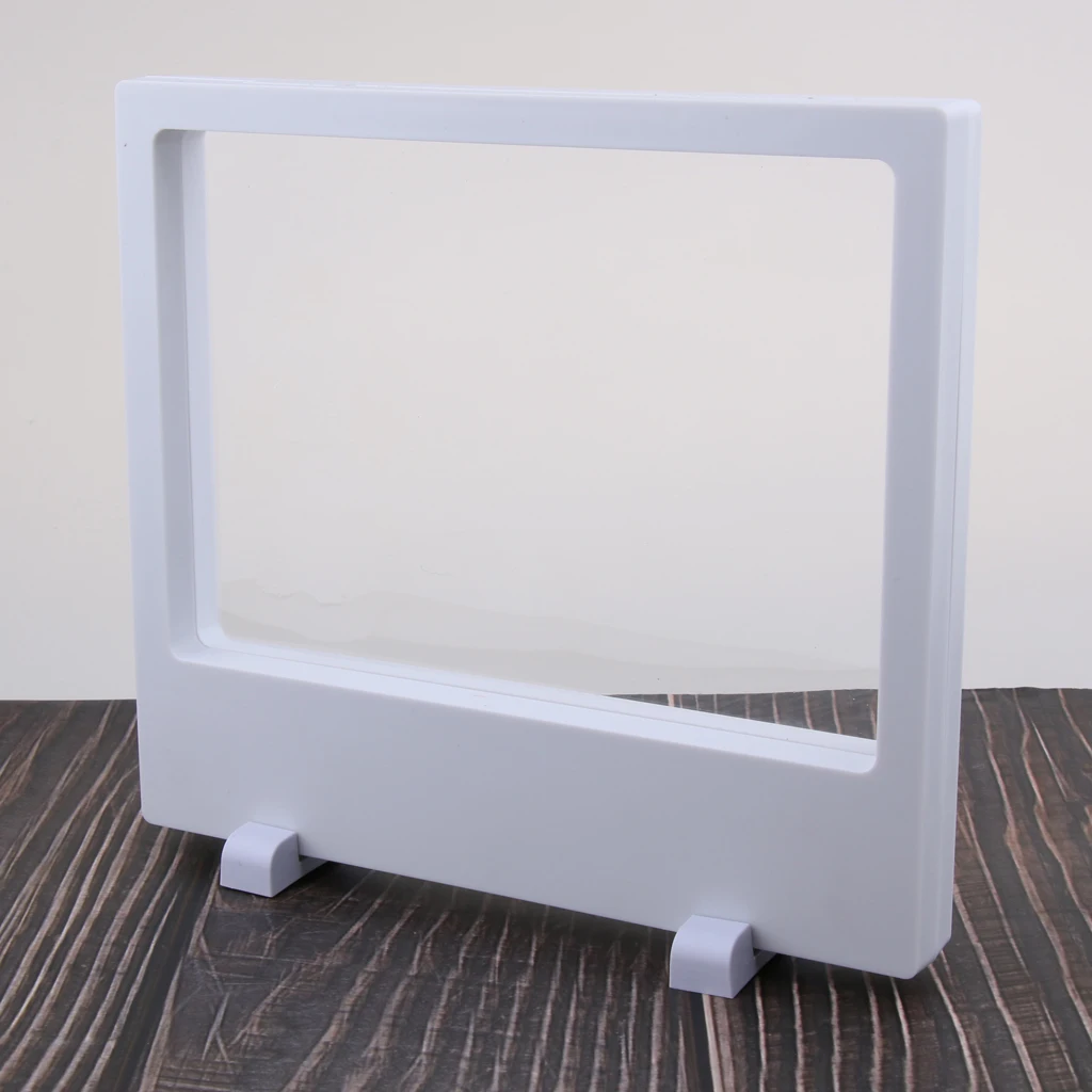 Ювелирные изделия 3D плавающий дисплей рамка Чехол Коробка выставка, коллекционные Товары дисплей-18x20 cm