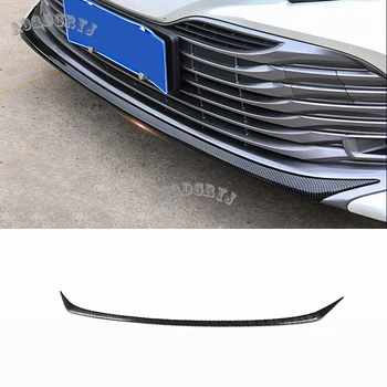 

Fit for Toyota Camry LE XLE 2018 2019 Chrome ABS Carbon Fiber Front Bumper Moulding Cover Trim Grille Cover Car Accessories 1pcs