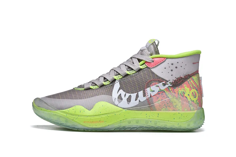 Мужские баскетбольные кроссовки Бруклин-Нетс Zoom KD12 XII, Кевин Дюрант 12sCheap US KD 12 EYBL хамелеон, роскошные кроссовки 40-46