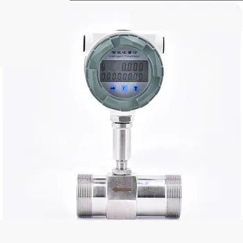 

Vortex flow meter water flow sensor digital flowmeter turbine flow sensor flow meter pulse 24v dc 3.6v lithium battery silver