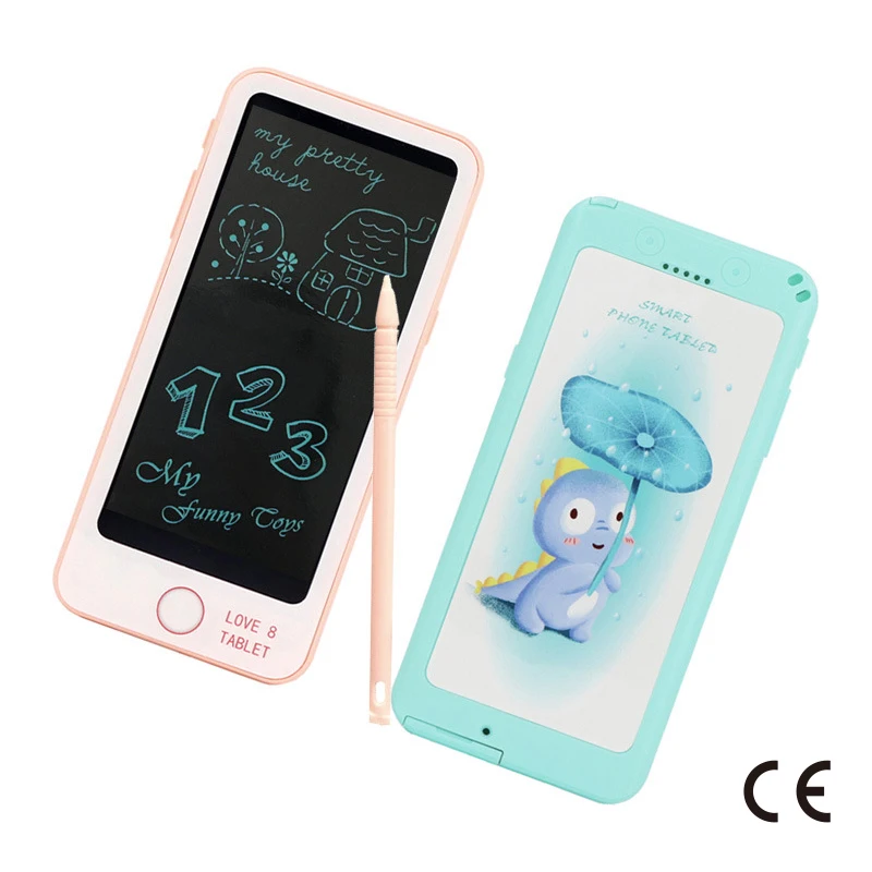 

CE Certification 6Inch LCD Tablet Children'S Educational Early Childhood Writing Board Creative Painted Electronic Drawing Board
