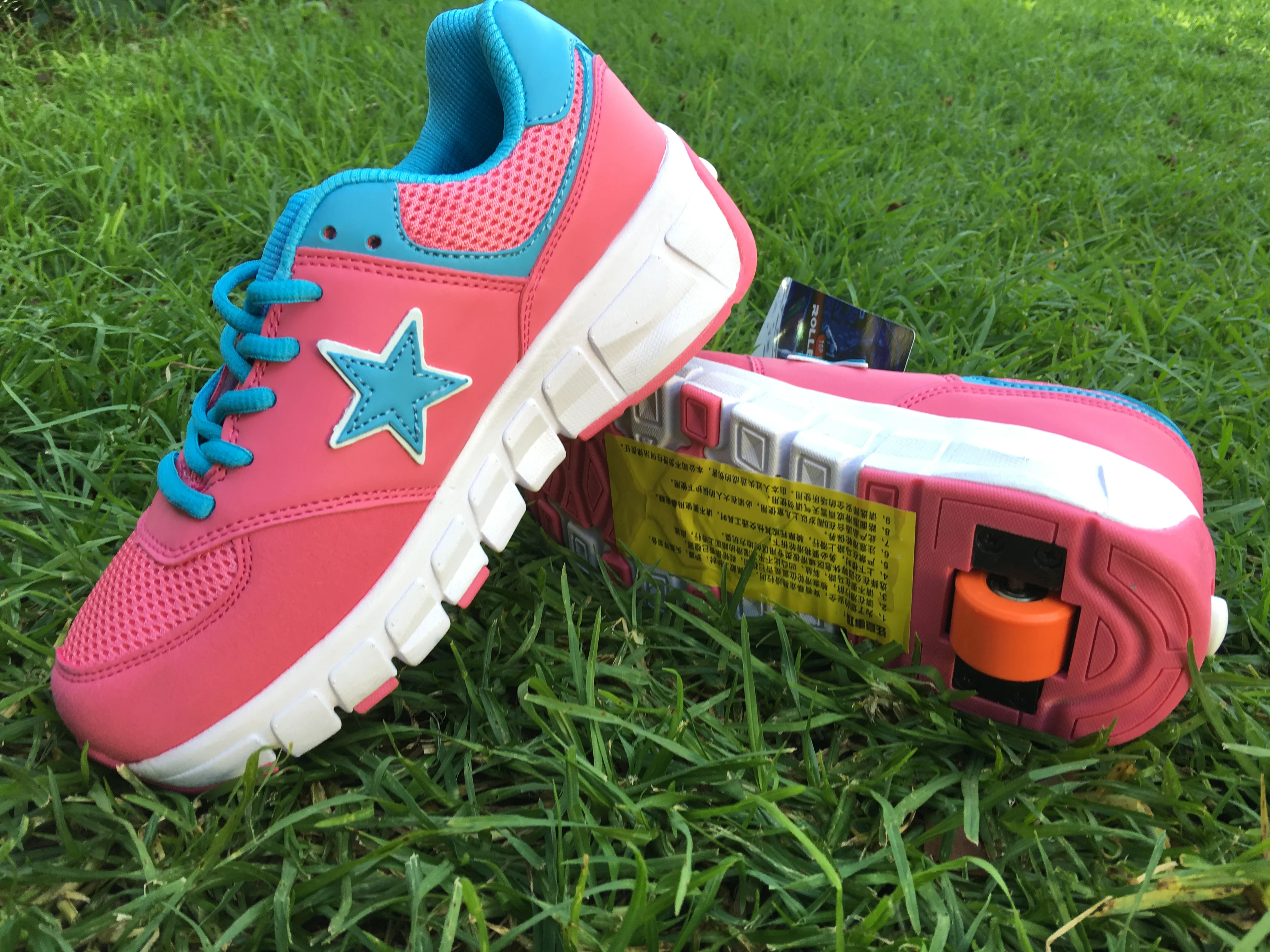 Kids Sneakers Wheel Shoes Breathable