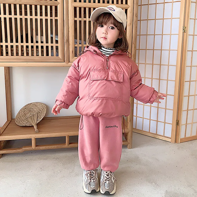 new arrival girls boys thicken coat winter full sleeve fashion kids girls jacket 1-6 years