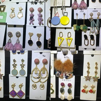 

30 Paris/lot fashion classical mix random style alloy women earring lot jewelry wholesale 200729-101