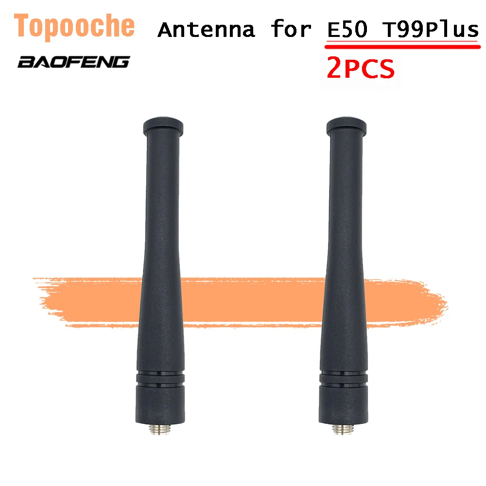 2 шт. Оригинальная антенна Baofeng E50 UHF 400-480 МГц BF-T99plus рация для T99plus двухстороннее