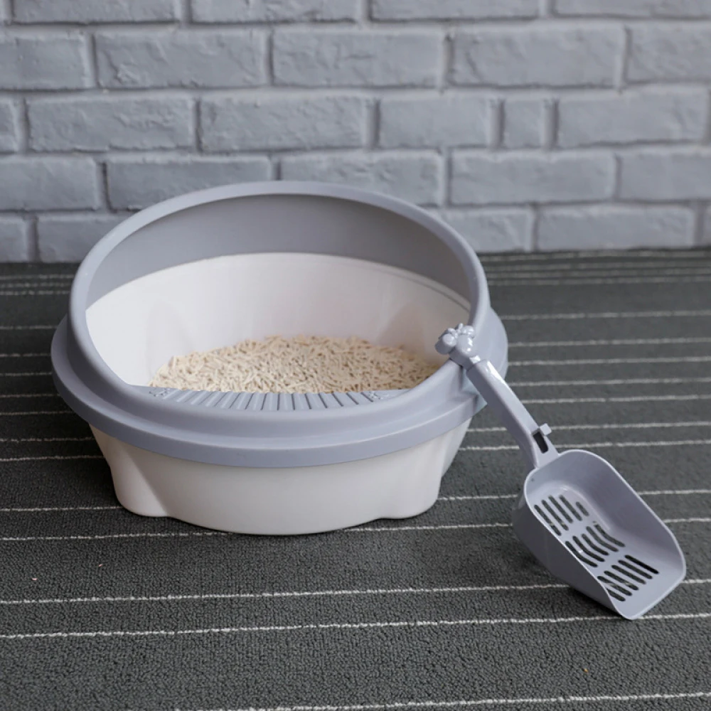 Pet Toilet Bedpan Anti Splash Cats Litter Box Cat Dog Tray With Scoop Kitten Dog Clean Toilet Home Plastic Sand Box Supplies Pet Toilet Bedpan Anti Splash Cats Litter Box Cat Dog Tray With Scoop Kitten Dog Clean Toilet Home Plastic Sand Box Supplies