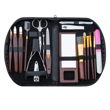 

1 Set 18PCS Manicures Tool Kit Portable Nail Clippers Kit With Bag Practical Nail Clipper Trimmering Nail Tool Set For Home