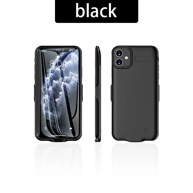 Чехол для зарядного устройства для iPhone 11 X XR XS Max 5500/6000 мАч, чехол для зарядки для iPhone 11 Pro Max, чехол для аккумулятора
