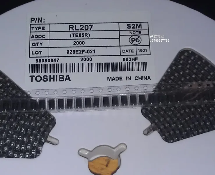 20 шт./лот RL207 S2M SMA 2A1000V