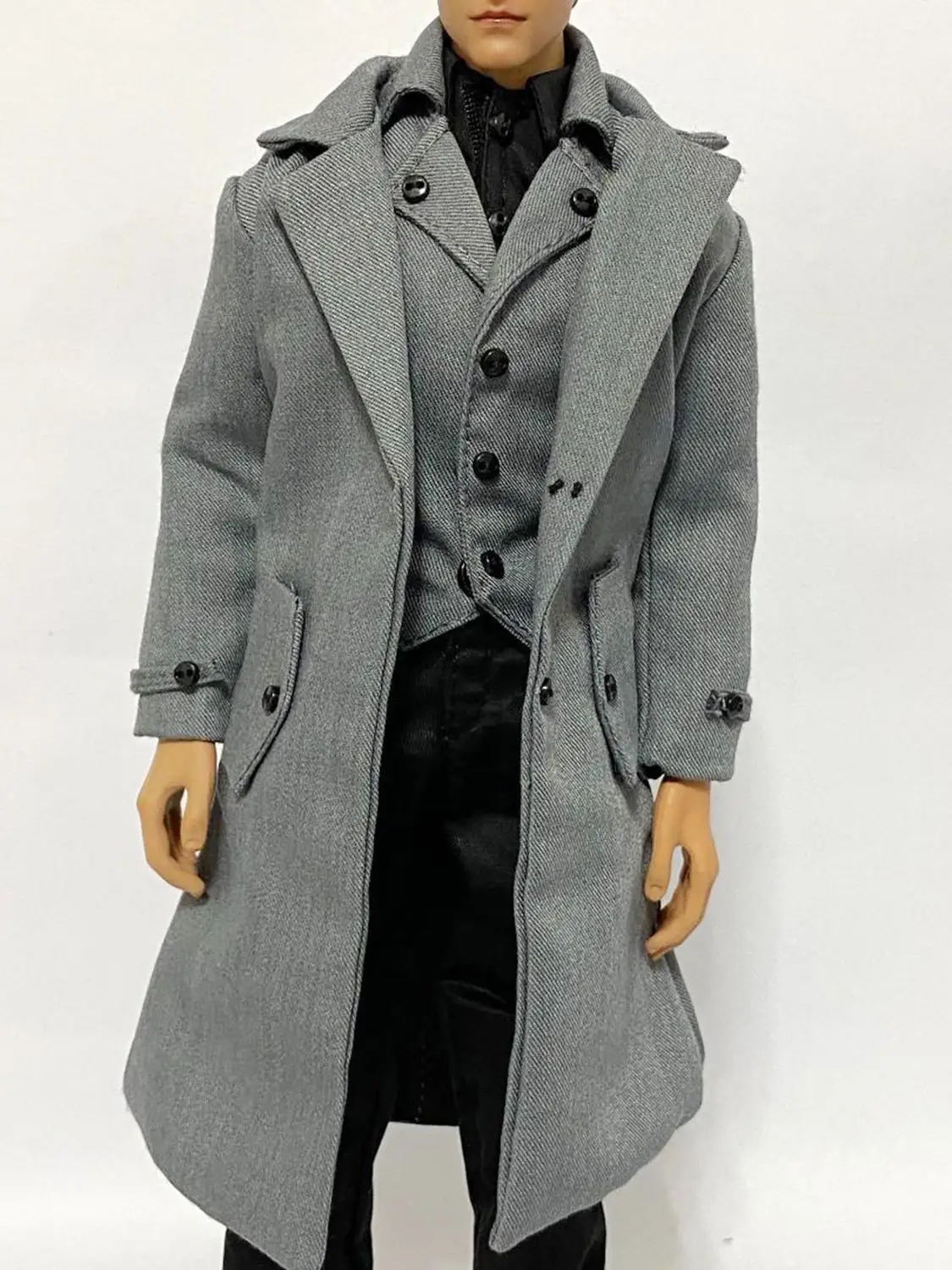 Комплект одежды из жилета и брюк 12 дюймов|action figure|1/6 scaleaction figure body |