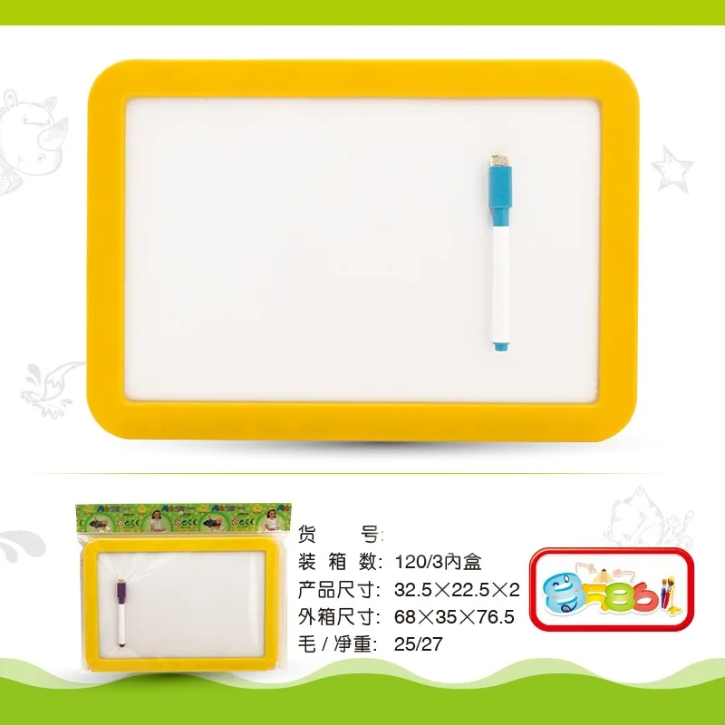 

Children'S Educational Early Childhood Graffiti Magnetic White-board Writing Board Cartoon Early Education Plastic Drawing Board