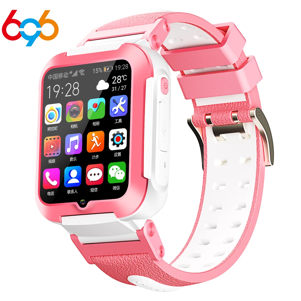 

696 New E7 4G Kids Child Smart Watch GPS WIFI Tracking Voice Video Call Chat Pedometer for Boys Gilrs Students 4G LTE clock Phon