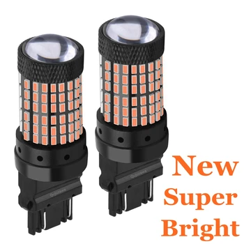 

2PCS T25 3157 3156 P27/7W P27W Super Bright 1600lm LED Car Brake Bulbs Auto Turn Signals Lamp Daytime Running Lights Red Yellow