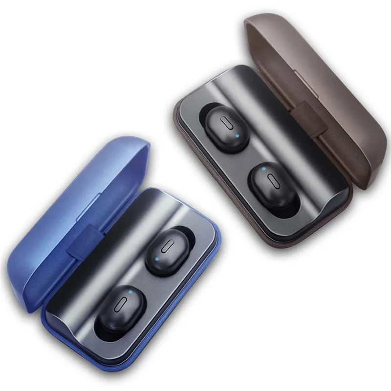 T1 TWS Mini Bluetooth 5,0 наушники гарнитура 3D стерео беспроводные наушники спортивные наушники с микрофоном зарядная коробка