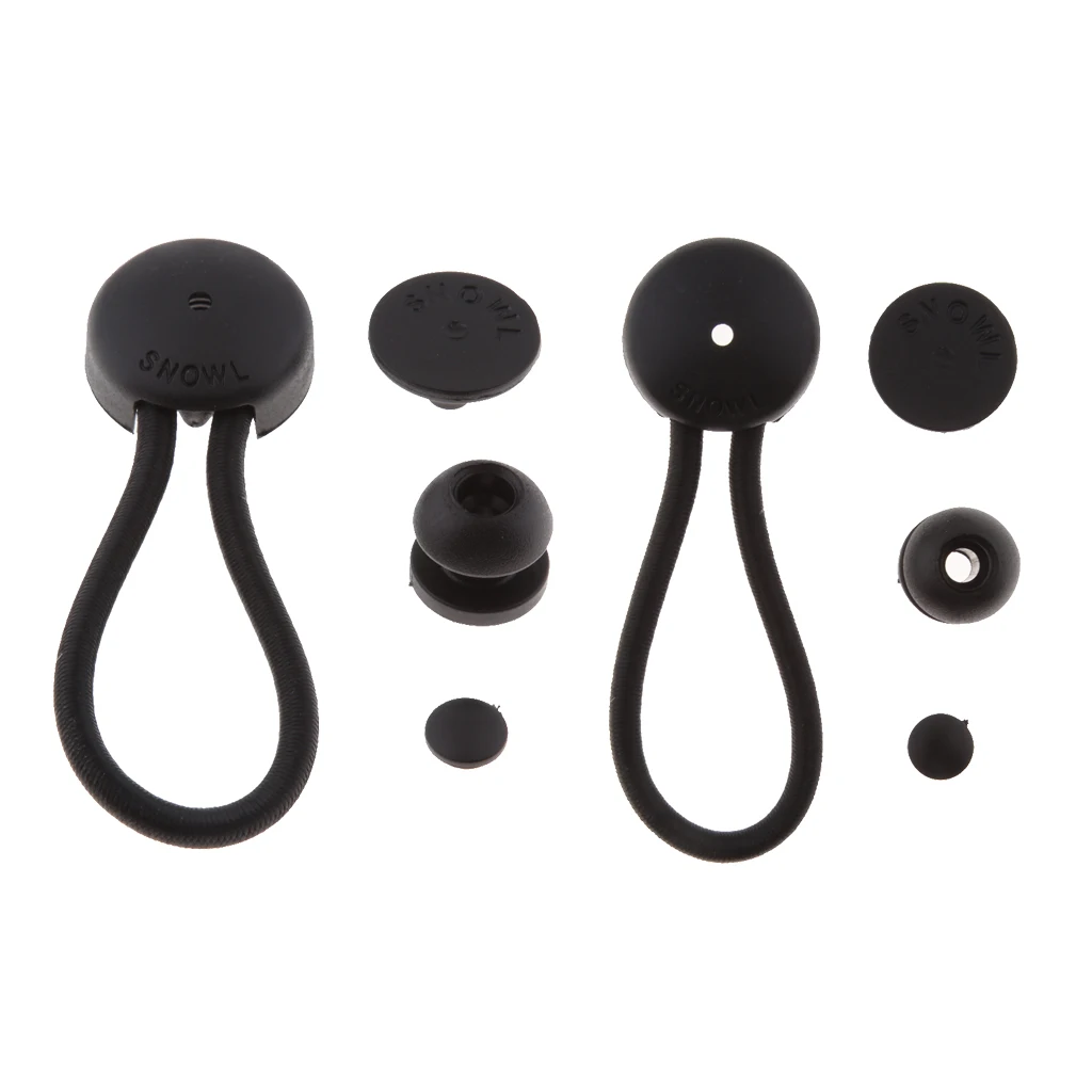 2 Pcs Bungee Bungie Cord Tie Down Straps Set for Boat Marine Yacht