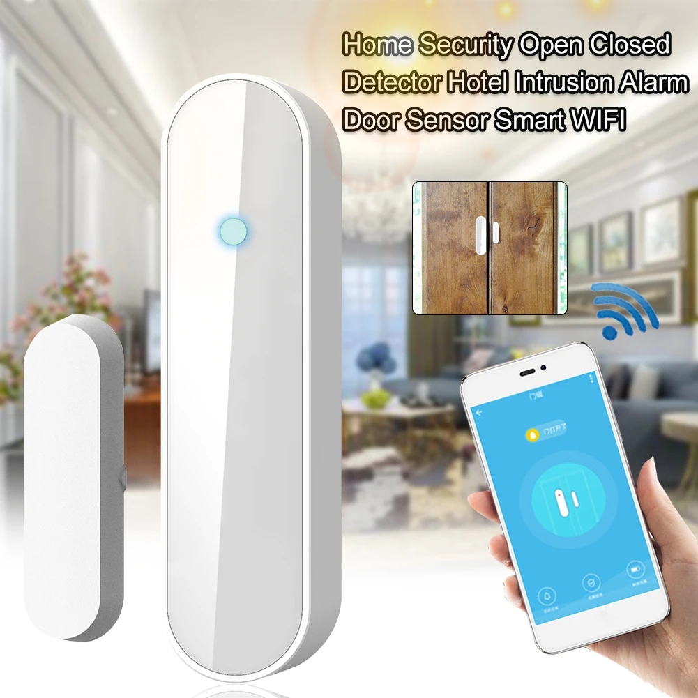 Drawer Smart WIFI Quick Response Window Easy Install Door Sensor Sensitive Home Security Intrusion Open Closed Detector Alarm