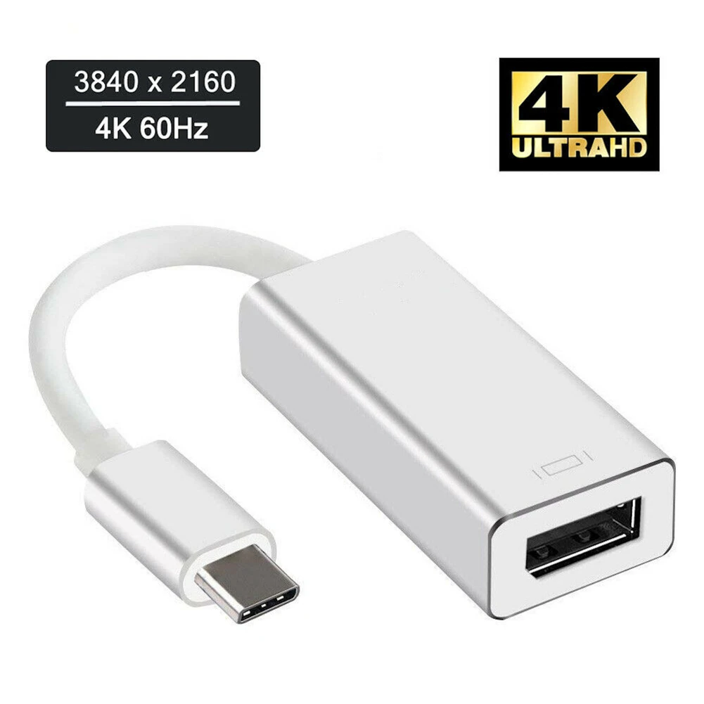 Портативный стандартный конвертер USB Type-C 4K UHD 1080P для Macbook Pro | Электроника