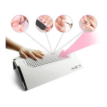 

KADS Vacuum Cleaner for Manicure Dust Collector for Nails 3 Fans Powerful Nail Art Equipment Machine Nail Suction Salon Tools