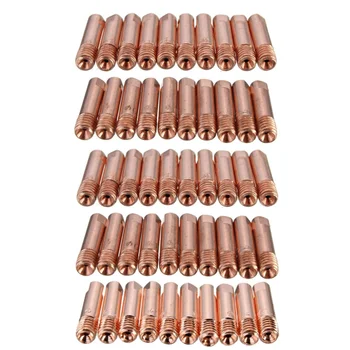 

50pcs Metalworking Contact Tips Welding Torch Gas Soldering Tools Replacement
