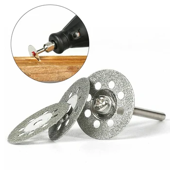 

Woodworking 21pcs Rotary Tool Accessories Set Saw Blade Cutting Discs Mandrel