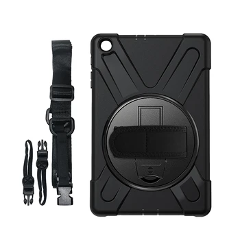 

Tablet PC Case, Rotatable Tablet Case, Tablet Case with Hand Strap and Shoulder Strap, Suitable for TabA10.1T510