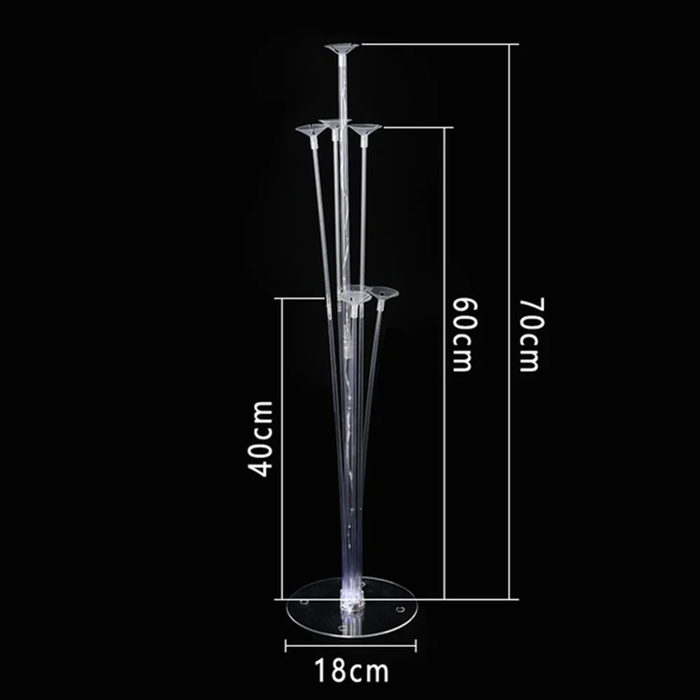 Прозрачный СВЕТОДИОДНЫЙ Шар Стенд для воздушных шариков стойки Прозрачный держатель для воздушного шарика получить вместе кронштейны