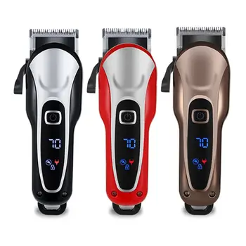 

Professional Electric Hair Clippers Men Beard Trimmer Barber Grooming Kit Rechargeable Cordless Haircut Machine Cutting Shaver