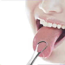1 шт., полезный скребок для языка из нержавеющей стали, очиститель для полости рта, медицинская щетка для рта, многоразовый аппарат для свежего дыхания, гигиена полости рта