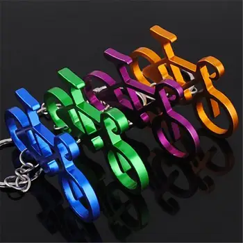 

1pcs Creative Car Keyring Personality Colorful Bike Key Rings Metal Keychains Mens Ornament Car Ornament Accessories