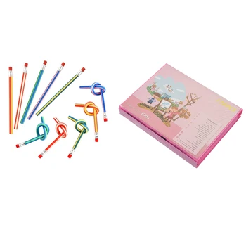 

25 Pcs Pencils ic Toys School Stationary & 1 Set Creative Painting Graffiti Paint Brush Set