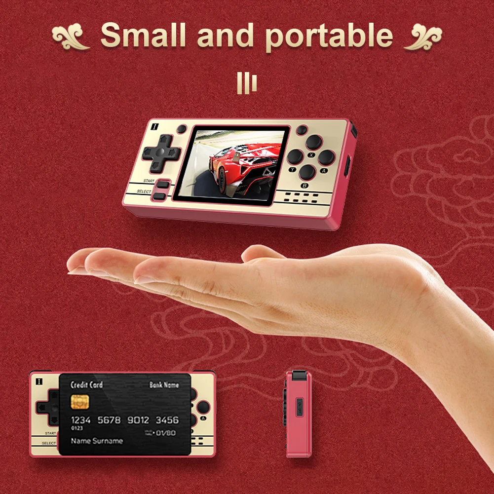 POWKIDDY Q20 MINI pocket Handheld Game Player Open Source 2.4 Inch  Screen Vedio Game Console Retro PS1 Multiple simulators