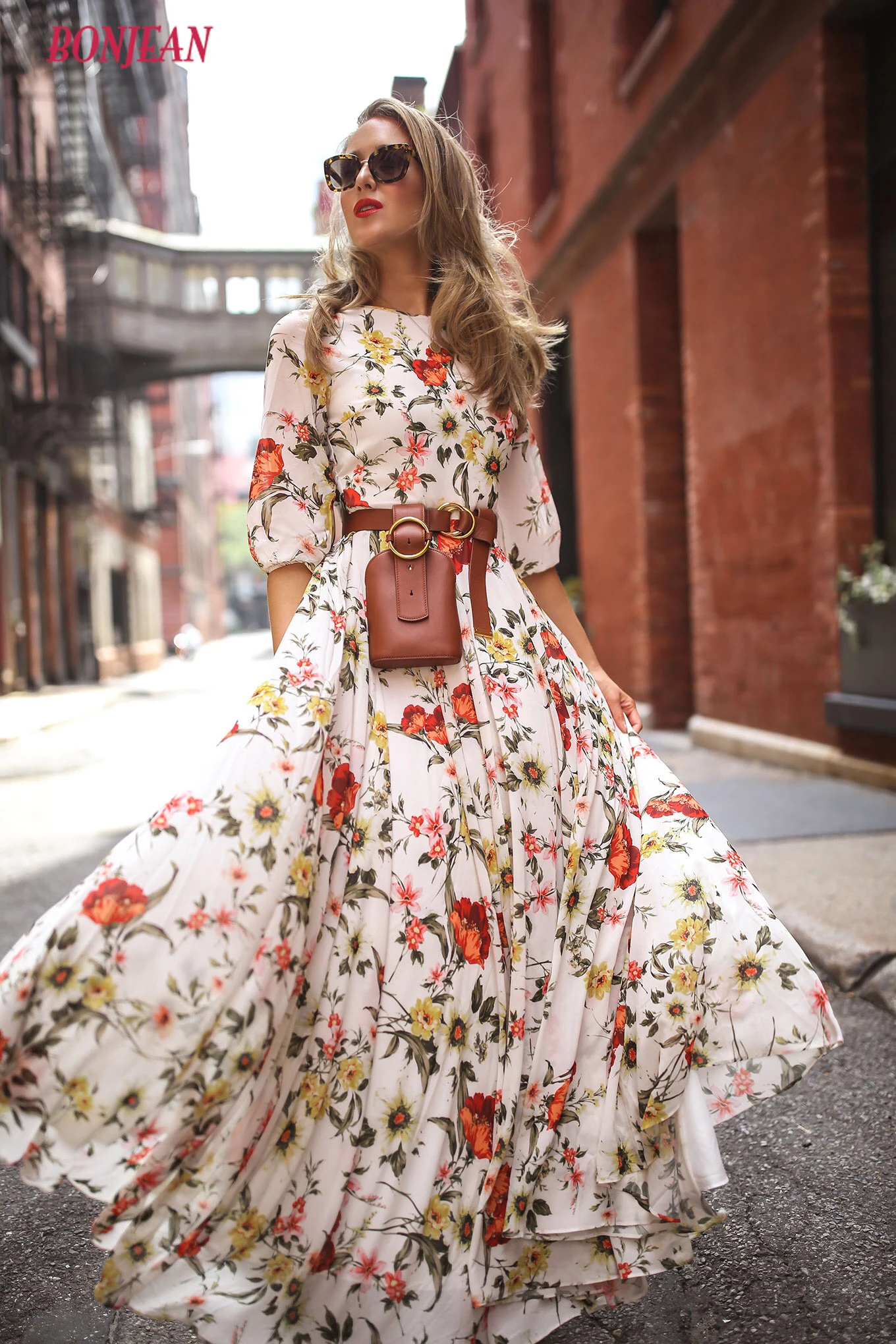 

2019 Women's Maxi Boho Tunic Loose Casual Dress Floral Print Summer Beach Evening Party Long Sundress Boho Floral Long Dress