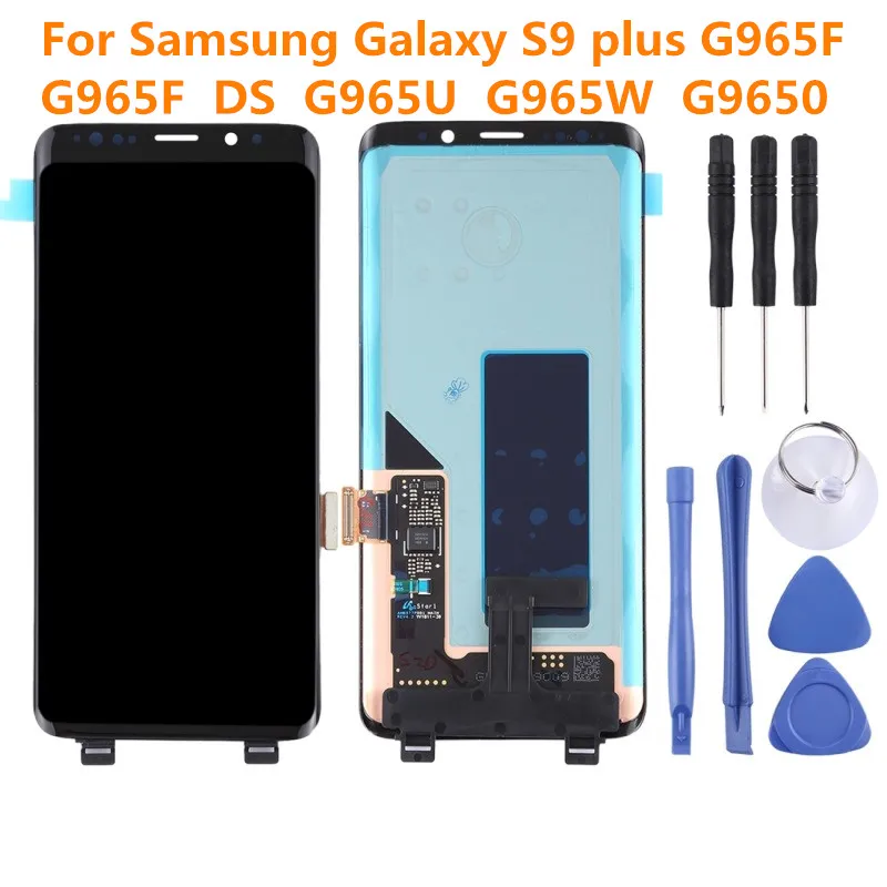 

Replacement for SAMSUNG Galaxy S9+ LCD Touch Screen Digitizer with Frame super AMOLED for samsung S9 Plus LCD G965 with Frame