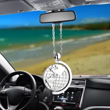 Автомобильная подвеска, вращающаяся земля, украшения, талисманы, зеркало заднего вида, украшение, подвеска, авто Декор, Аксессуары для автомобилей, модный стиль, подарки