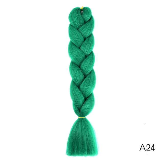Hair Braid Synthetic Jumbo False Braid Pre Stretched Afro Wholesale Ombre Braiding Hair Extensions  Color Dreadlocks T1B/350